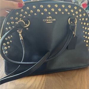 Coach Studded Shoulder Bag